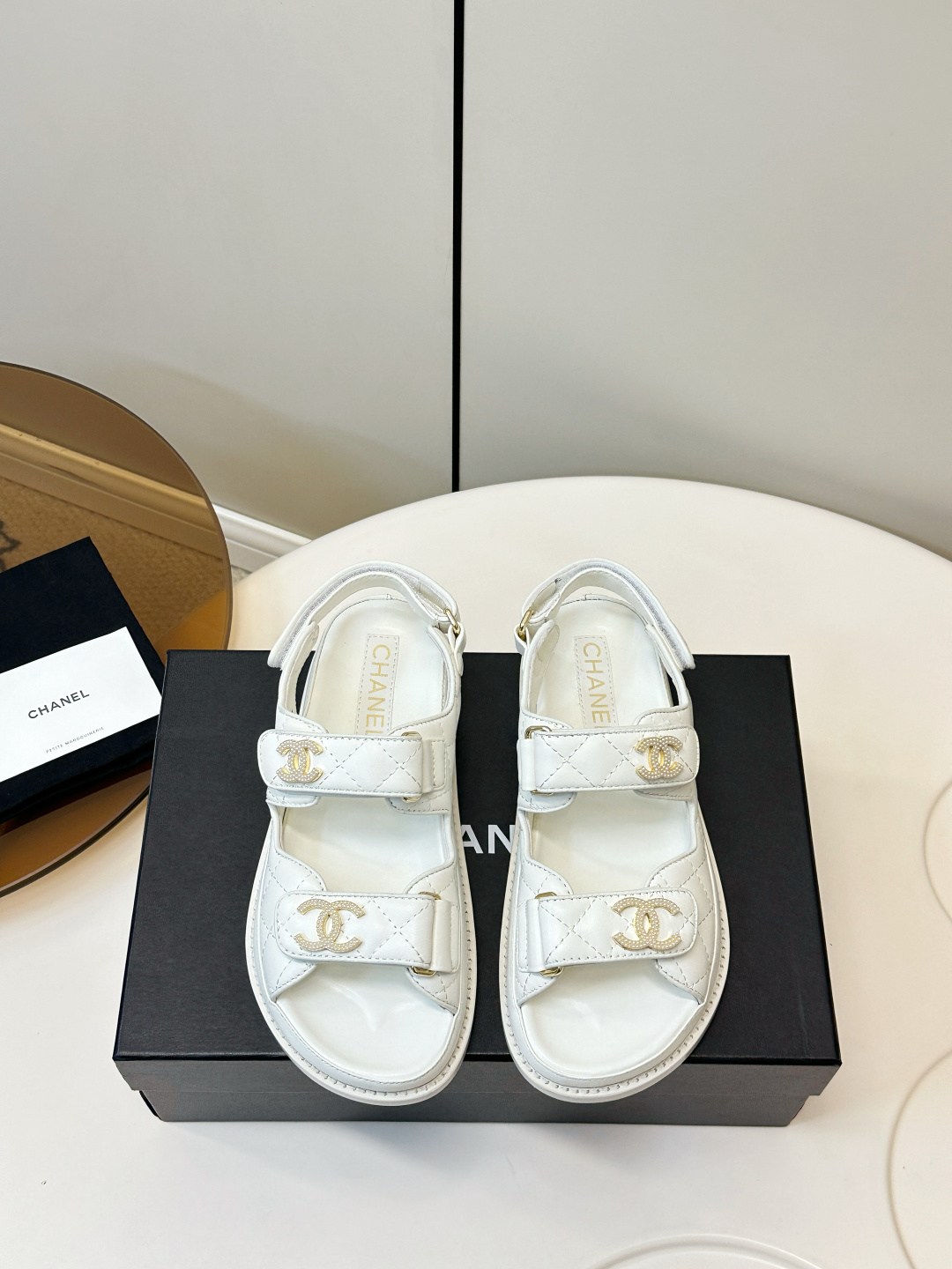 Chanel Chanel 2026ss新品小香魔术贴沙滩凉鞋