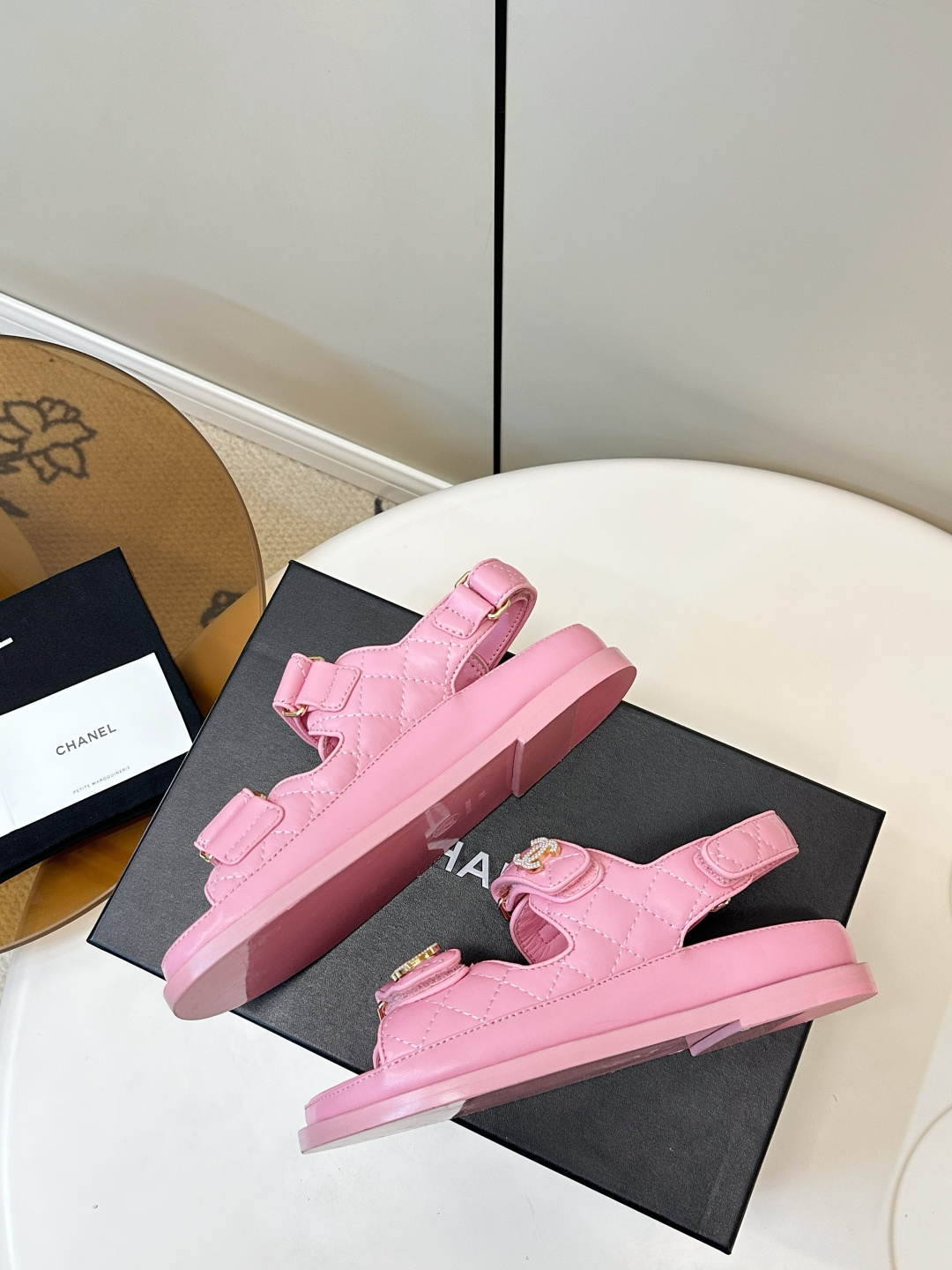 Chanel Chanel 2026ss新品小香魔术贴沙滩凉鞋