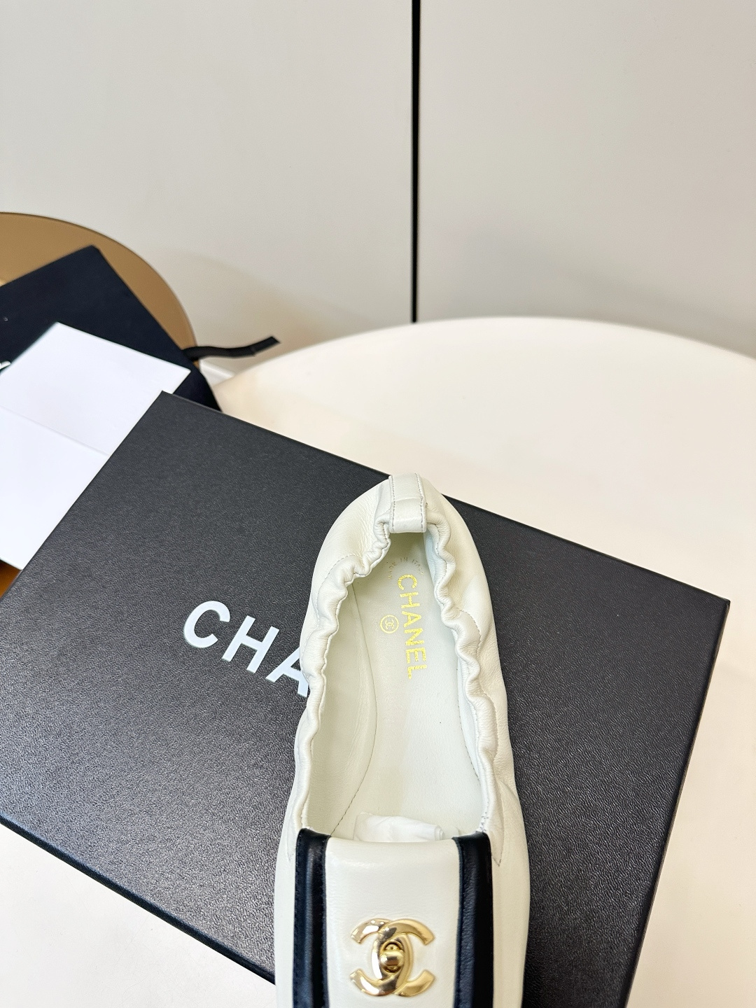 Chanel ​​Chanel｜香奈儿26ss钱包真皮乐福鞋​​ 芭蕾舞平底鞋