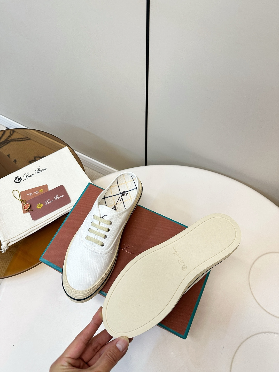 Loro Piana LoroPiana 26早春新款帆布鞋 半拖