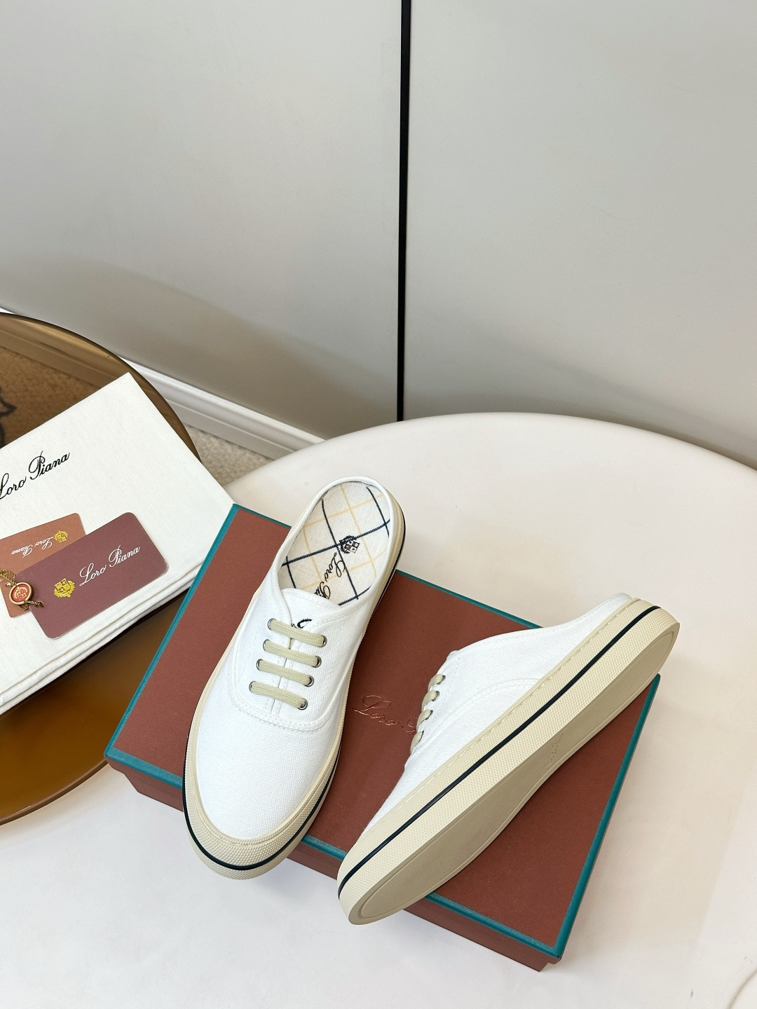 Loro Piana LoroPiana 26早春新款帆布鞋 半拖