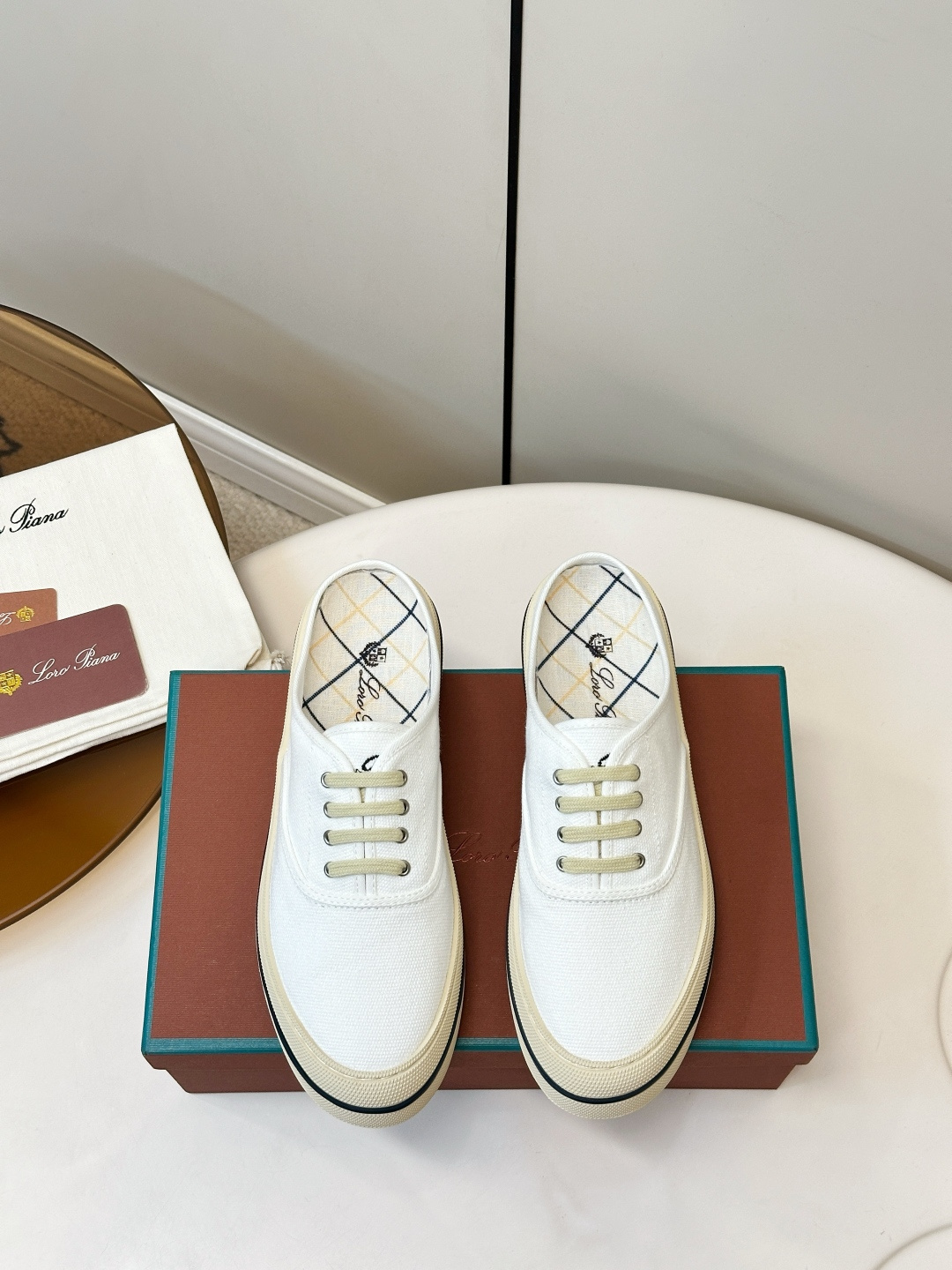 Loro Piana LoroPiana 26早春新款帆布鞋 半拖