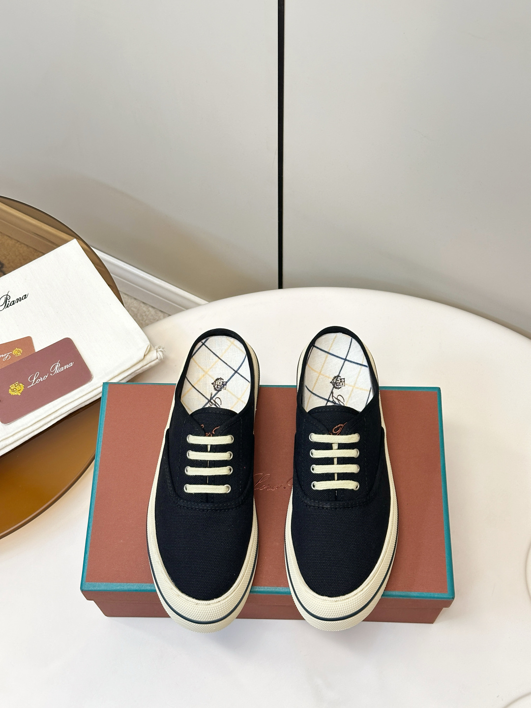 Loro Piana LoroPiana 26早春新款帆布鞋 半拖