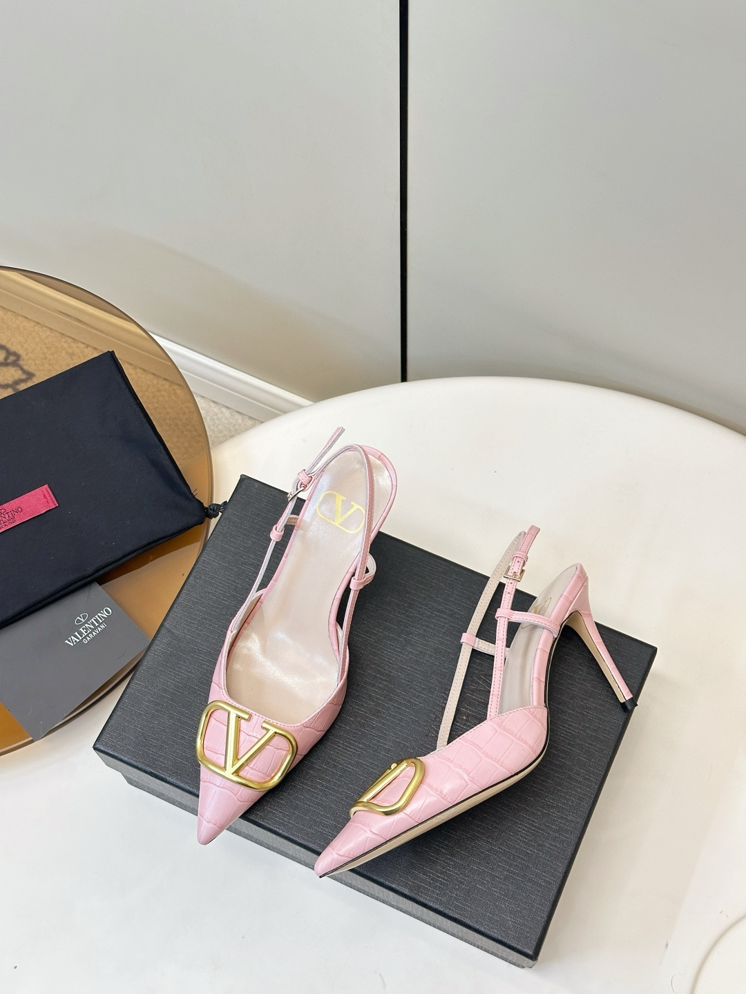 Valentino ​​Valentino｜华伦天奴VLogo Signature系列高跟鞋