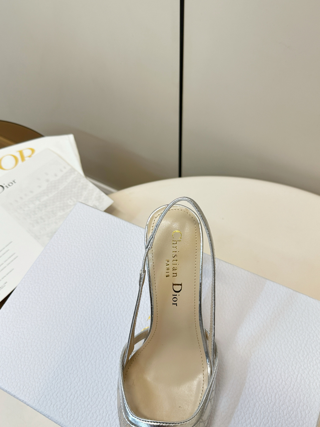 Dior ​​Dior｜迪奥 图腾网纱高跟凉鞋