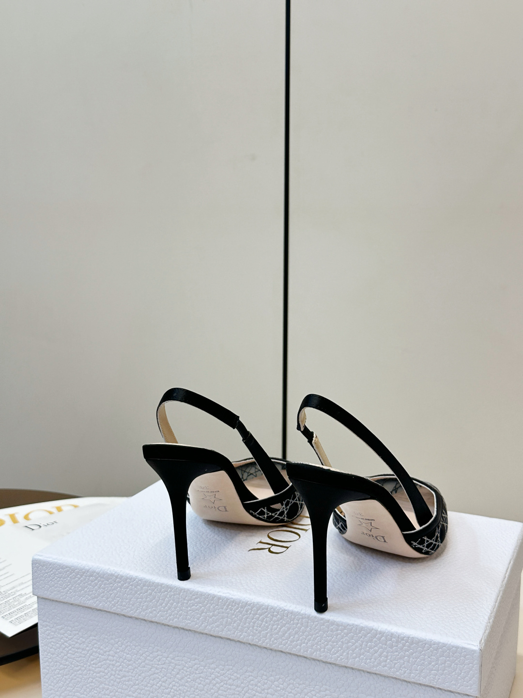 Dior ​​Dior｜迪奥 图腾网纱高跟凉鞋