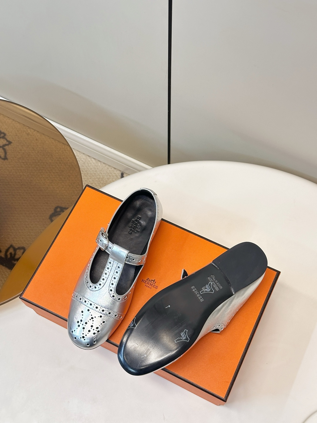 Hermes Mary Jane Shoes