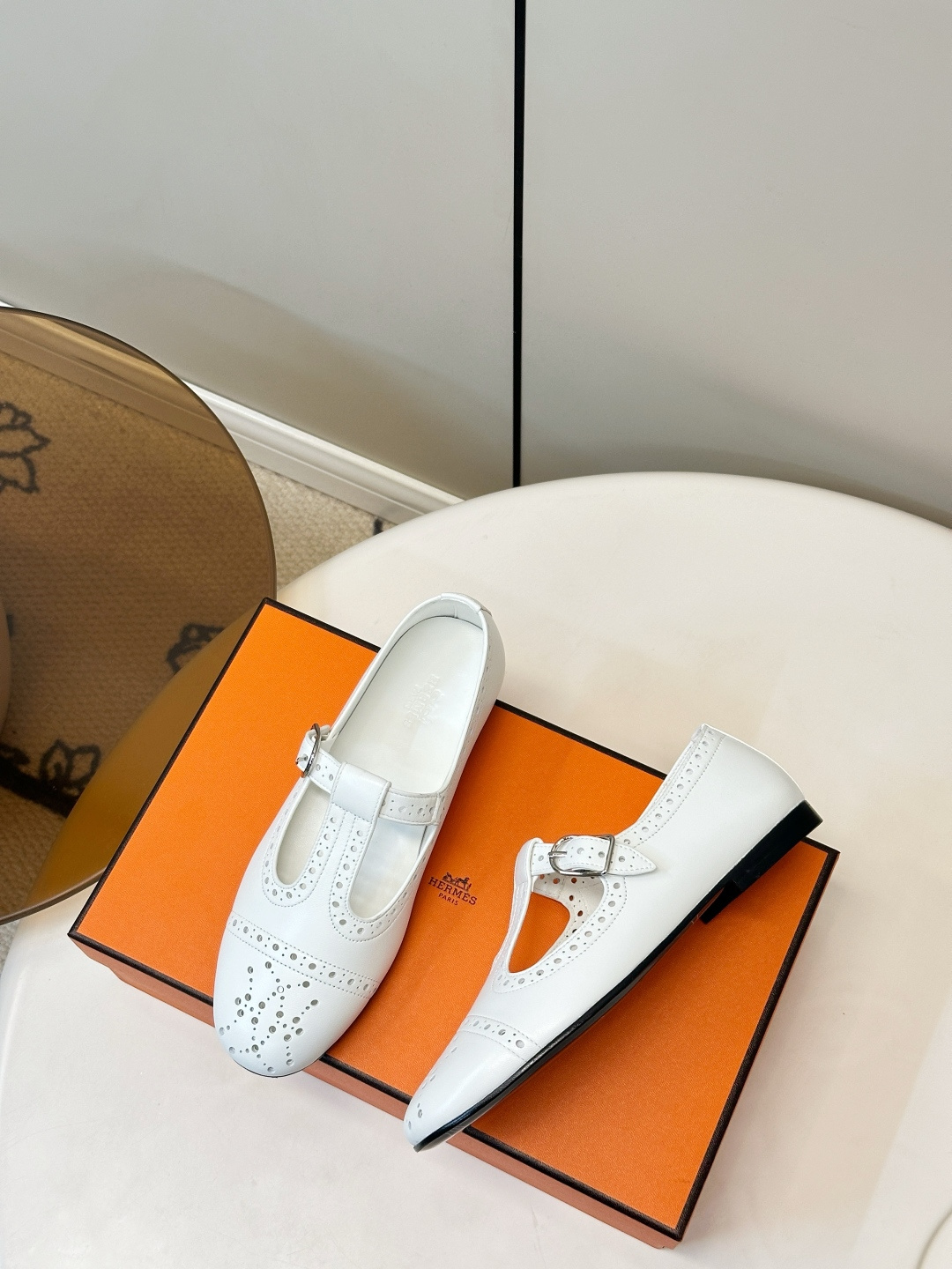Hermes Mary Jane Shoes