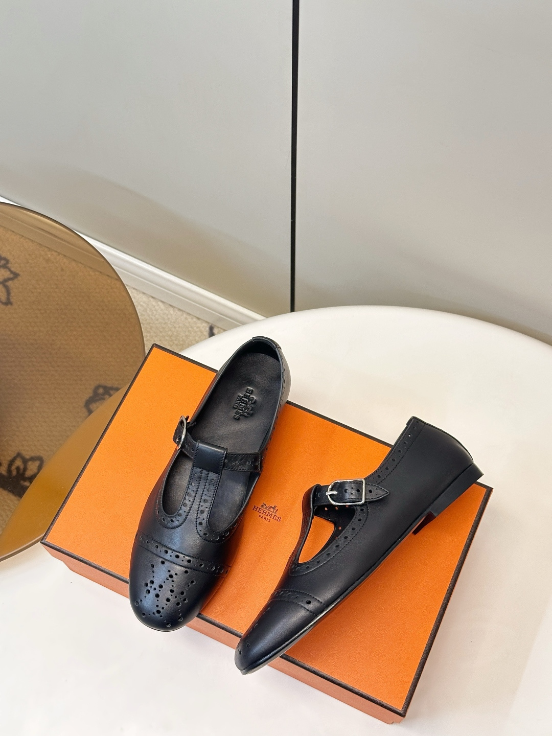 Hermes Mary Jane Shoes