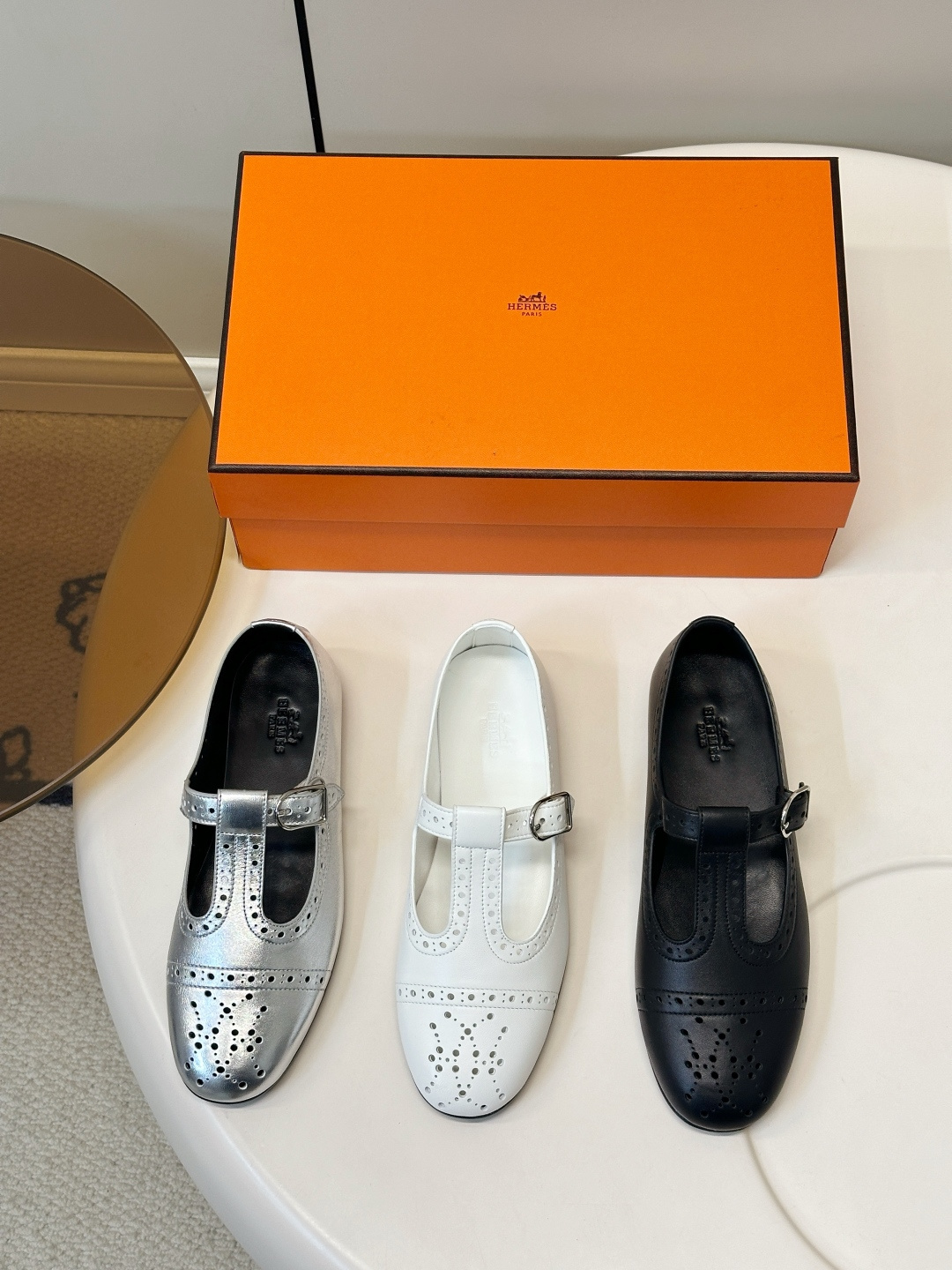 Hermes Mary Jane Shoes