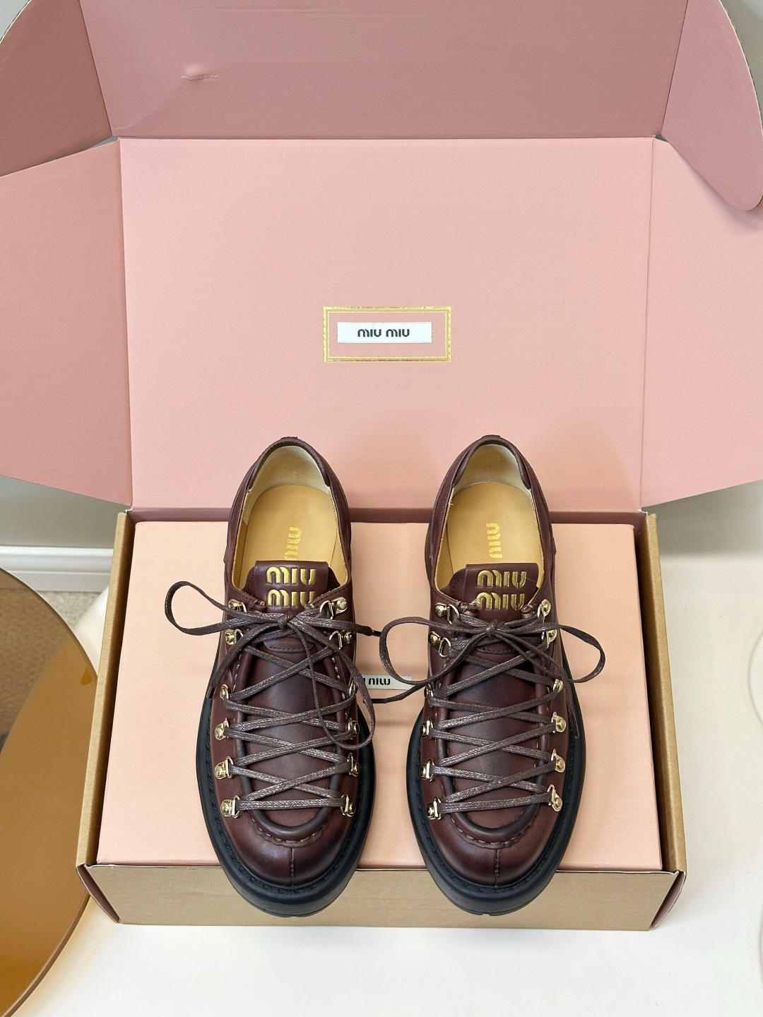 Brown Lace Up Shoes