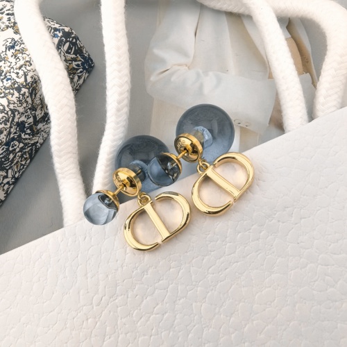 Dior Tribales Gold-Finish Metal and Glass Bead Drop Earrings 1 Dior Tribales Gold-Finish Metal and Glass Bead Drop Earrings