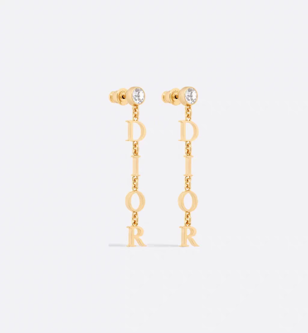 ❤️❤️迪奥 新款👼一线大牌都爱的Dior·迪奥 新品水晶耳环 金属质感逆袭版字母潮范儿抢风头  完全胜