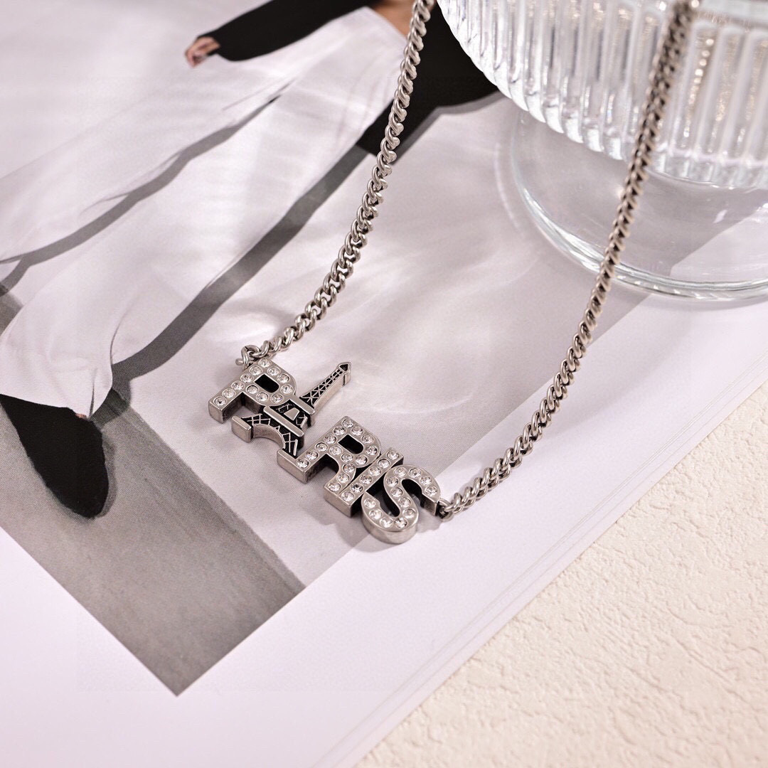 ❤️原单货🔹🔹新品 巴黎世家 Balenciaga 新款项链🔹专柜一致黄铜材质电镀18k金 火爆款出货 