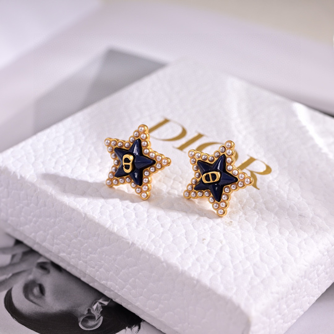 ❤️❤️迪奥 新款👼一线大牌都爱的Dior·迪奥 新品字母耳环 金属质感逆袭版字母潮范儿抢风头  完全胜