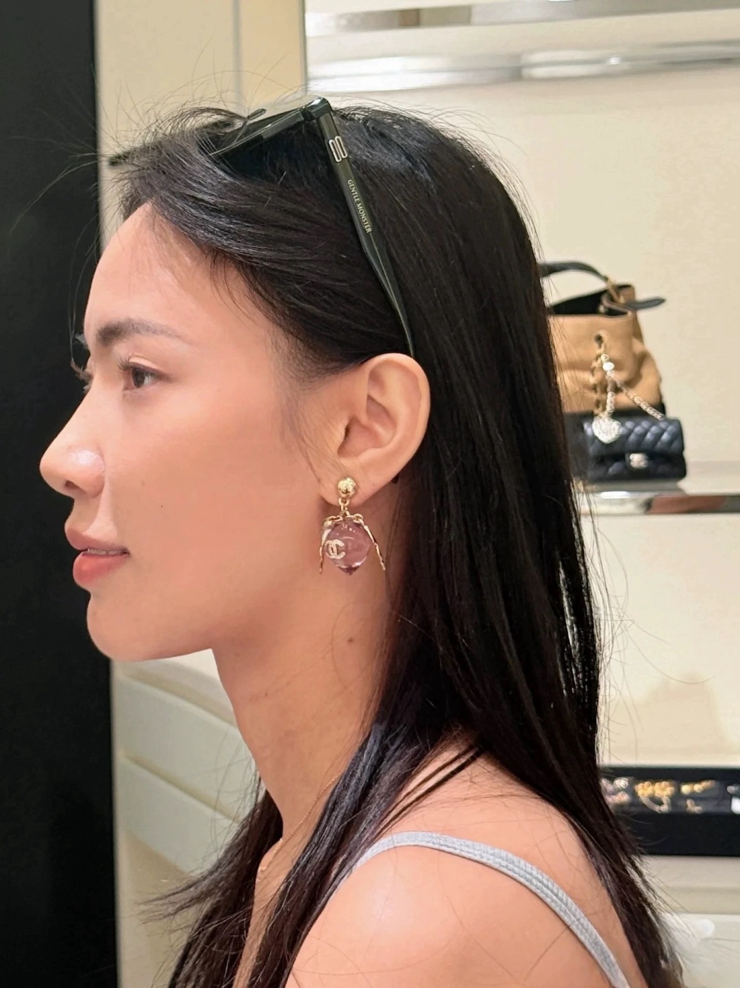 👌专柜🆕打版 小香 CHANEL 耳环😍优雅大方精工设计   雕刻 非常修饰脸型    青春活力    