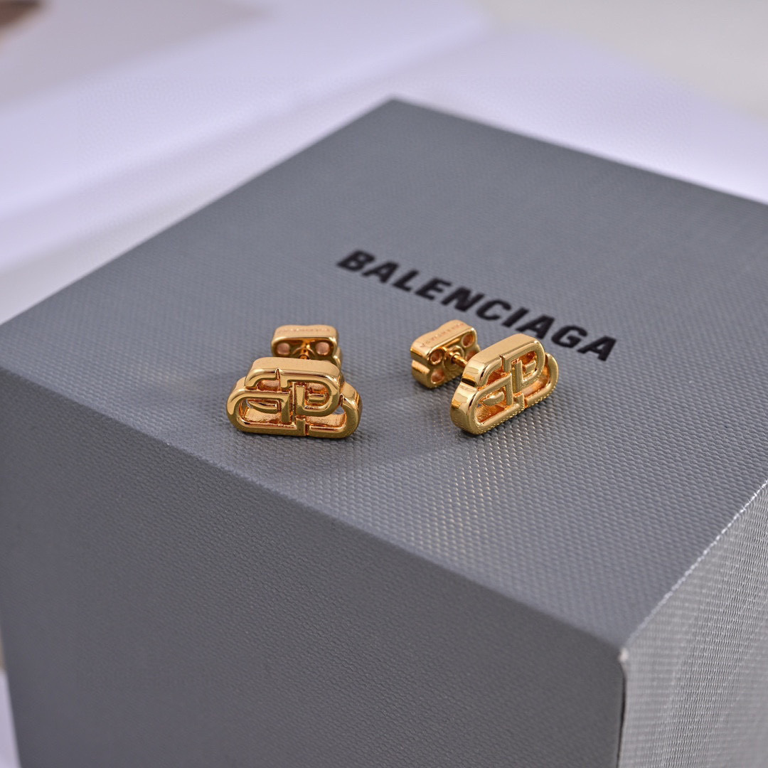 ❤️原单货🔹🔹新品 巴黎世家 Balenciaga 新款耳环🔹专柜一致黄铜材质电镀18k金 火爆款出货 