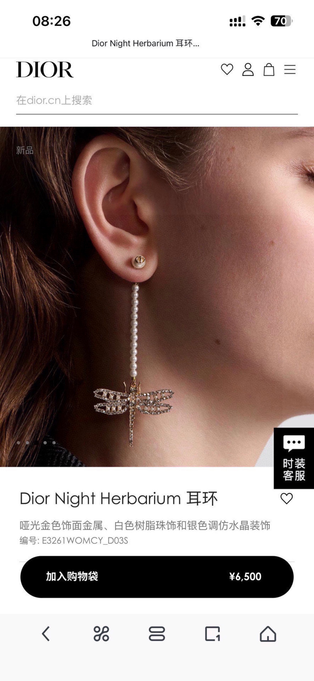 Dior Dragonfly Earrings: Chic Metal Design for Summer Fashion 4 cmp i1754364113217 342 0 2
