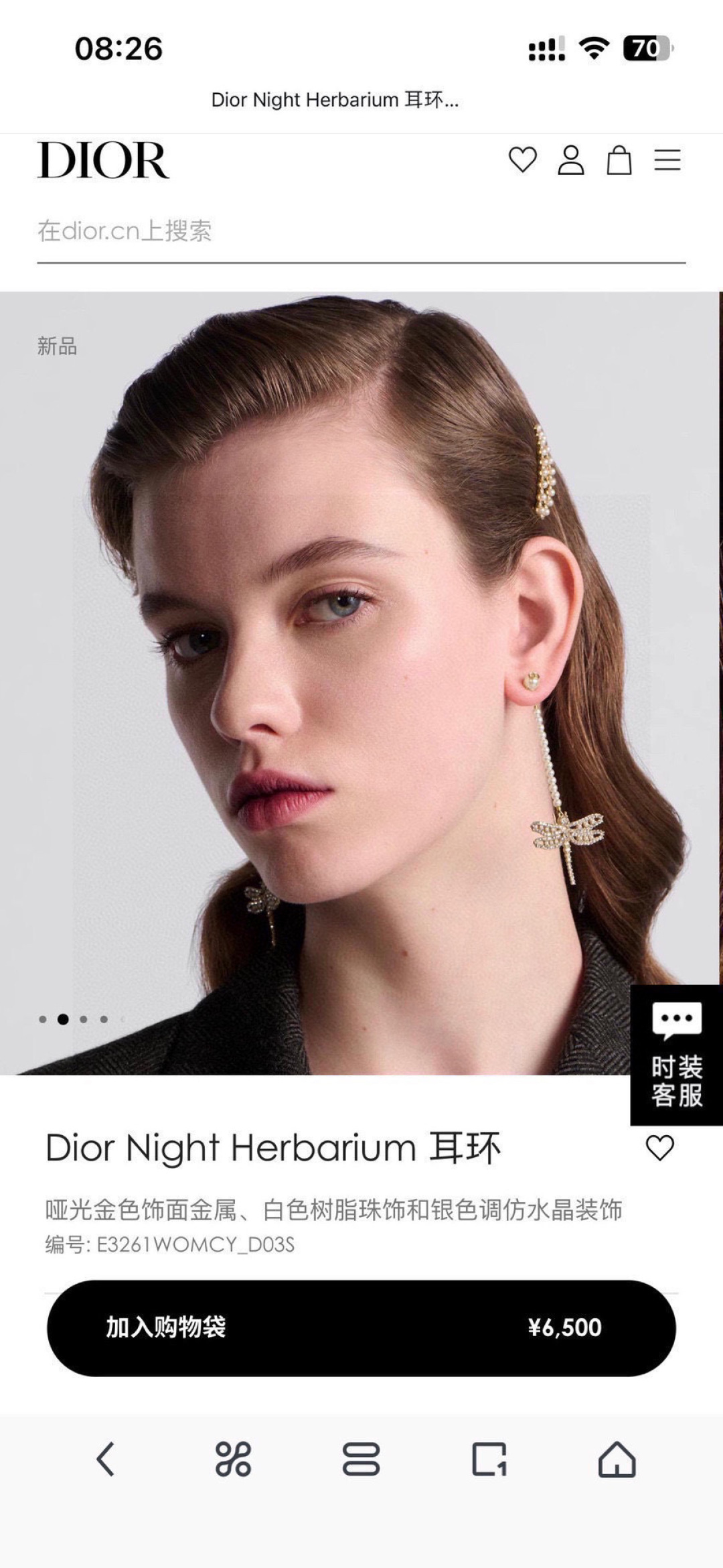 Dior Dragonfly Earrings: Chic Metal Design for Summer Fashion 3 cmp i1754364113793 7265 0 1