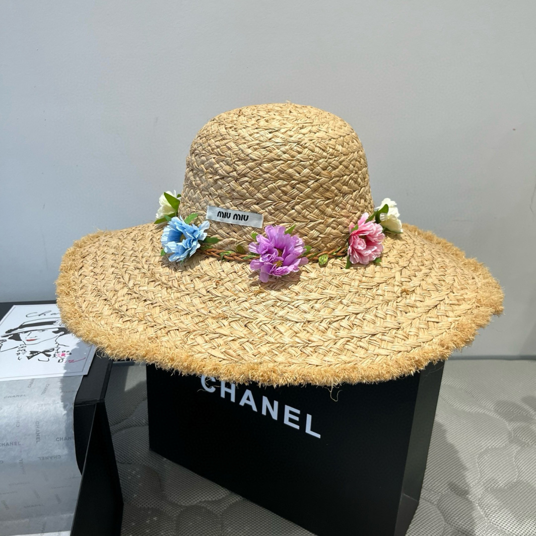 NO:225506,Miumiu Miu Lafite Straw Hat, a must-have for travel, head circumference 57cm hat, straw hat, fisherman hat, baseball hat, knit hat, hat, miumiu, espadrilles, hats19860909miumiu缪缪拉菲草帽,旅游必备,头围57cm帽子草帽渔夫帽棒球帽针织帽,帽子,miumiu,espadrilles,hats,hat