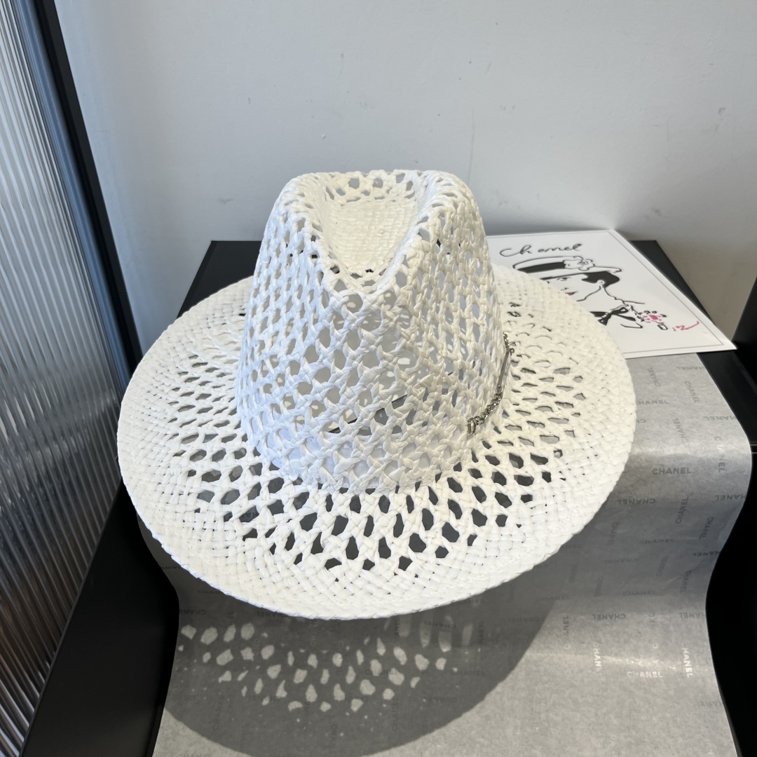 P

miumiu缪缪新款礼帽，镂空礼帽，头围57cm