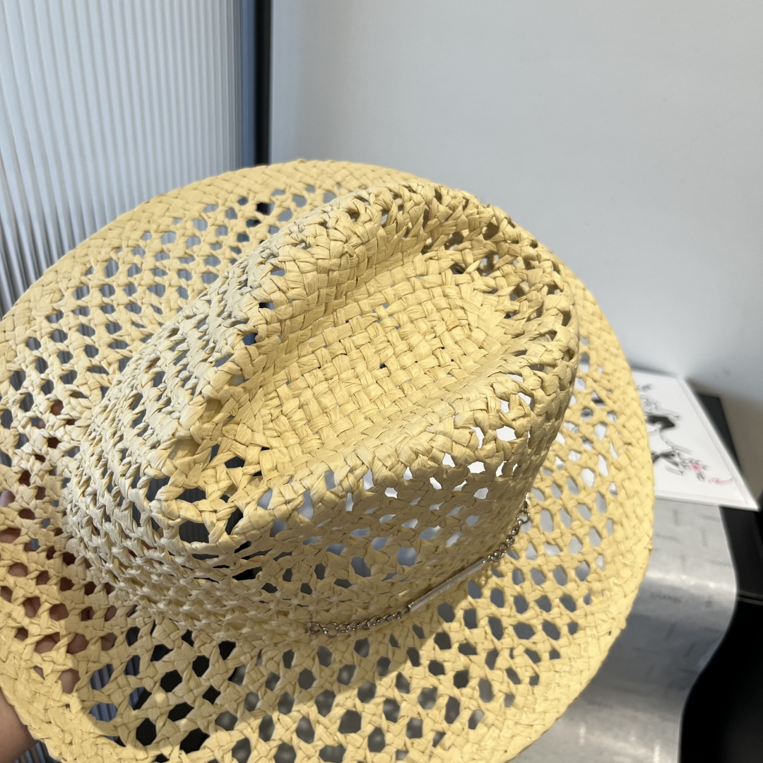 P

miumiu缪缪新款礼帽，镂空礼帽，头围57cm