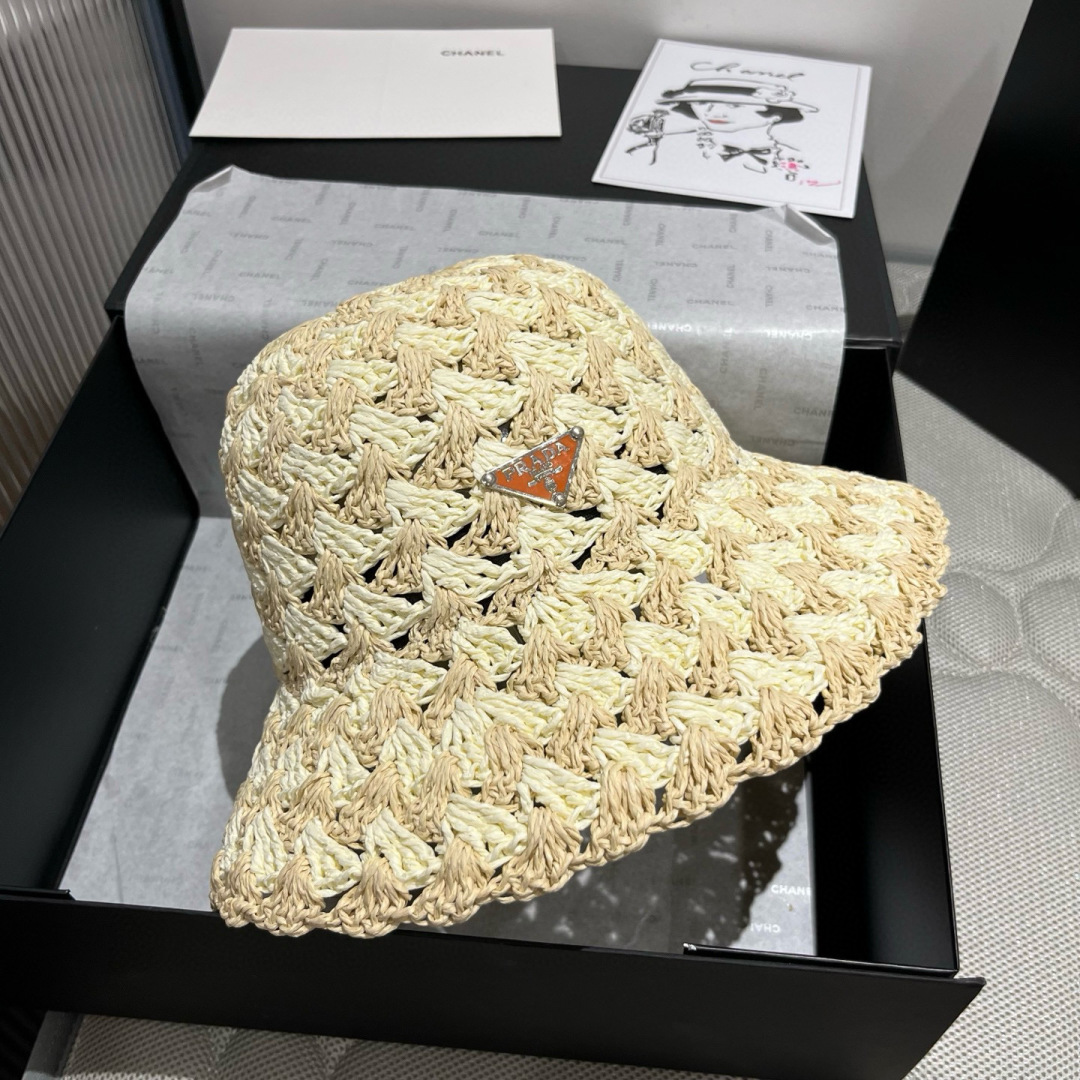 P

Prada普拉达新款草帽，可折叠，独家定制款，头围57cm