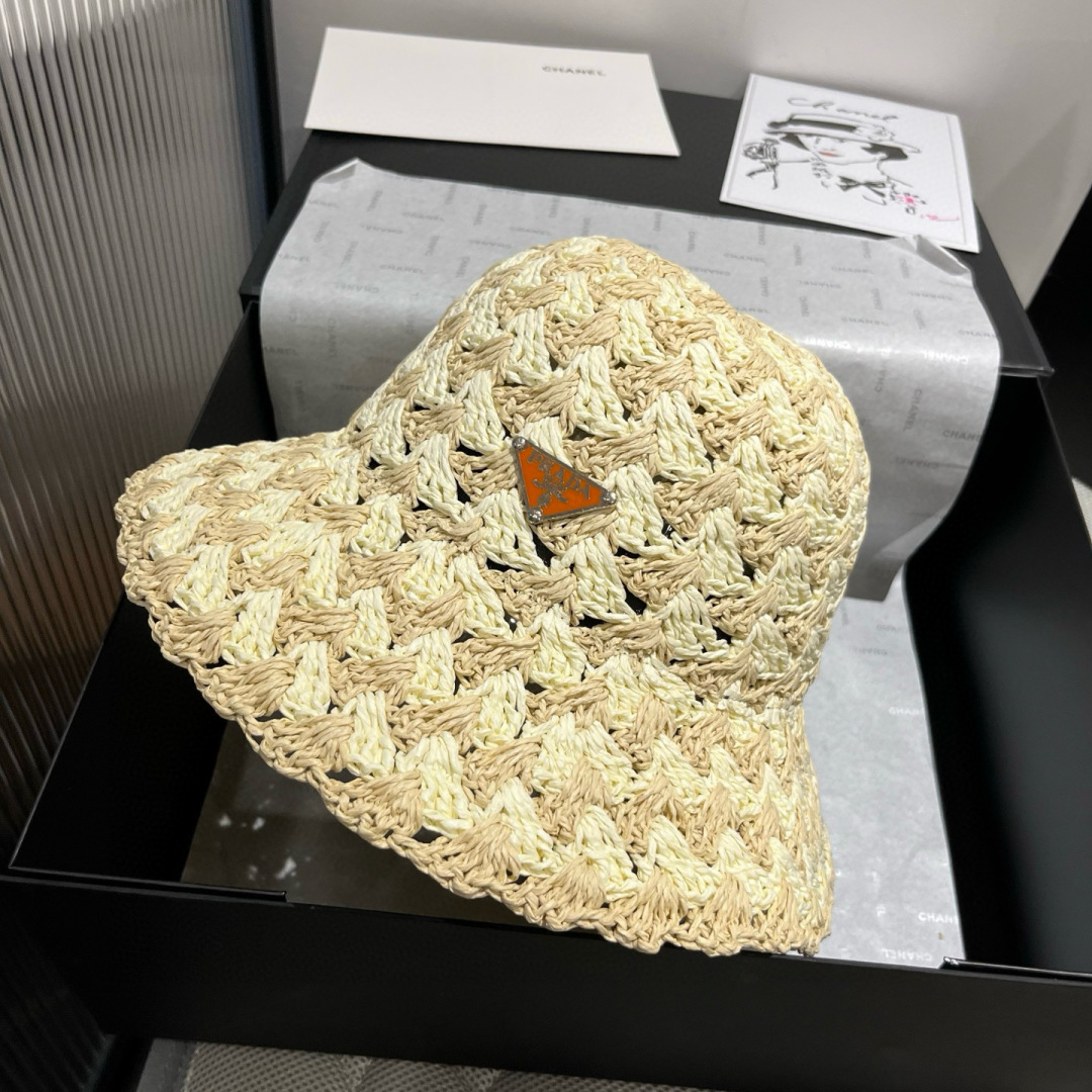 P

Prada普拉达新款草帽，可折叠，独家定制款，头围57cm