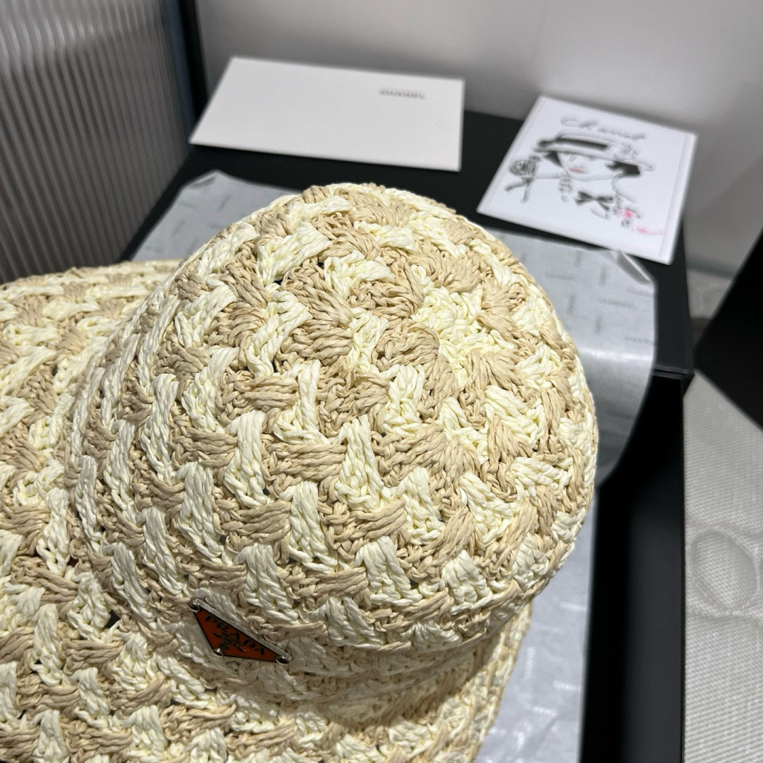 P

Prada普拉达新款草帽，可折叠，独家定制款，头围57cm