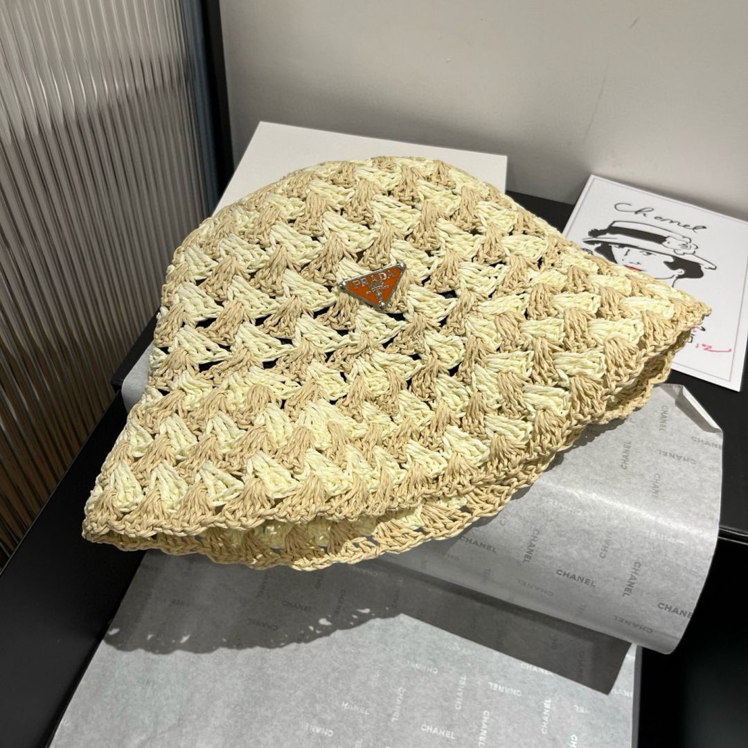 P

Prada普拉达新款草帽，可折叠，独家定制款，头围57cm