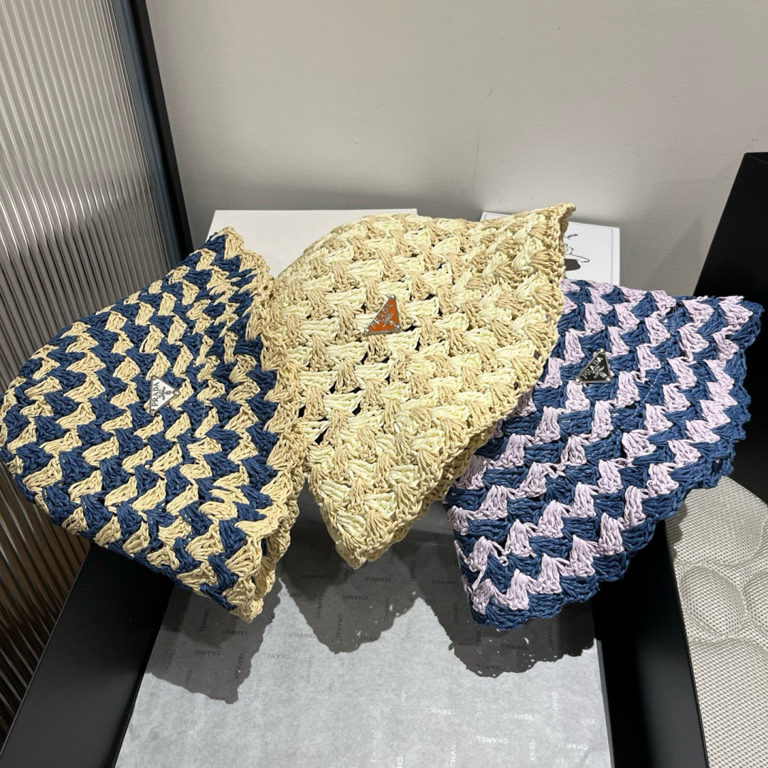 P

Prada普拉达新款草帽，可折叠，独家定制款，头围57cm