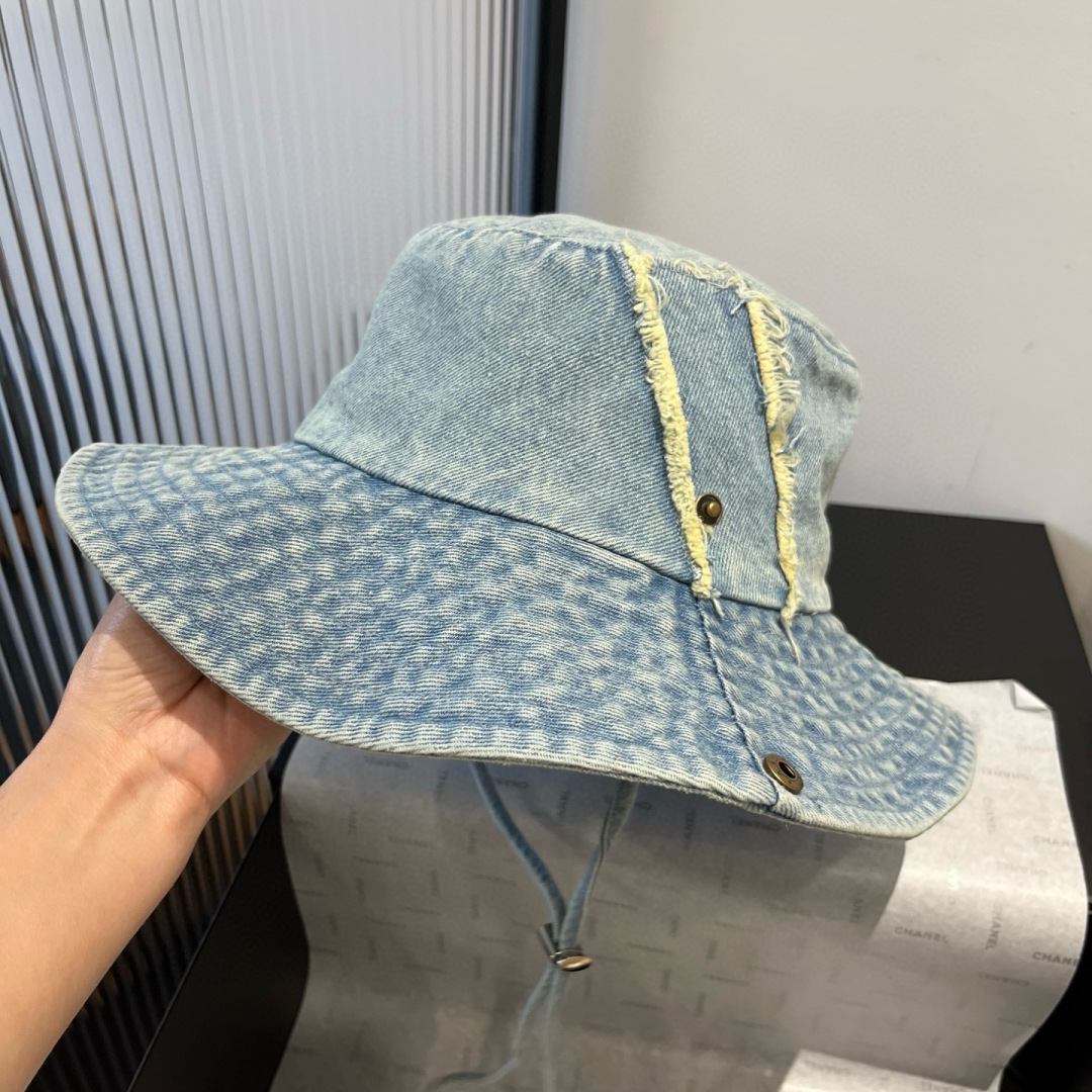 P

LV路易威登牛仔渔夫帽，头围57cm