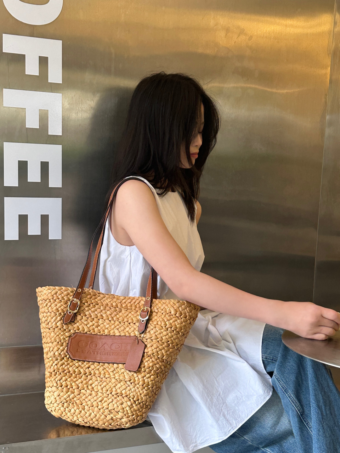 NO:227732,Coach COAEH official website straw woven bag Lafite hand-woven bag, a must-have for beach trips in summer, size: top width 40cm, bottom width 25cm, height 40cm hat Straw hat Fisherman hat Baseball hat, hat, coach, espadrilles, espadrilles, hats19860909蔻驰COAEH官网款草编包拉菲草手编包,夏季出游沙滩必备,尺寸:上宽40cm 下宽25cm高度40cm帽子草帽渔夫帽棒球帽,帽子,coach,espadrilles,espadrilles,hats,hat