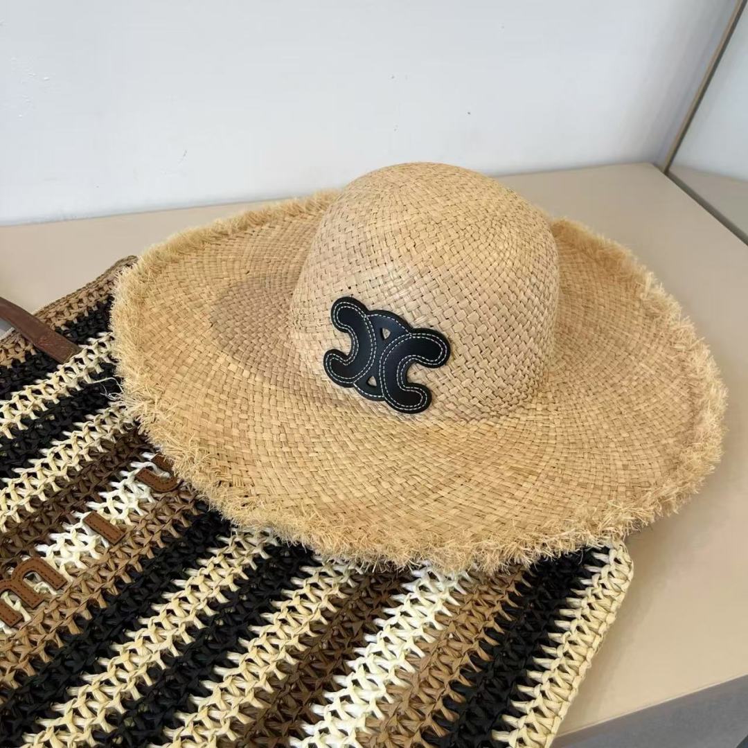 NO:227203,Celine Celline Rafia sun hat, sun beach hat, head circumference 57cm hat Straw hat Fisherman hat Baseball hat, hat, celine, celine, espadrilles, hats19860909Celine赛琳拉菲草遮阳帽,遮阳沙滩帽,头围57cm帽子草帽渔夫帽棒球帽,帽子,celine,celine,espadrilles,hats,hat