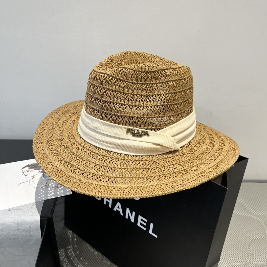 NO:226925,Prada Prada new top hat, sunshade hat, head circumference 57cm hat, straw hat, fisherman hat, baseball hat, hat, prada, prada, espadrilles, hats19860909普拉达Prada新款礼帽,遮阳草帽,头围57cm帽子草帽渔夫帽棒球帽,帽子,prada,prada,espadrilles,hats,hat