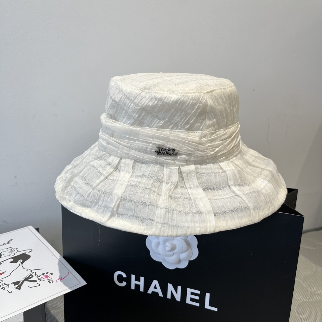 P

西太后真丝款遮阳帽，荷叶边遮阳帽，轻盈透气，高雅女神必备，头围57cm
