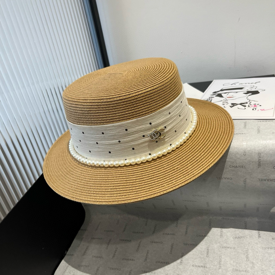 NO:228258,Chanel Chanel new top hat, Taiwan PP grass, head circumference 57cm hat, straw hat, fisherman hat, baseball hat, hat, chanel, chanel, espadrilles, hats19860909Chanel香奈儿新款平顶礼帽,台湾PP草,头围57cm帽子草帽渔夫帽棒球帽,帽子,chanel,chanel,espadrilles,hats,hat