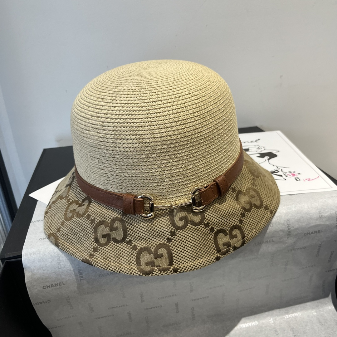 NO:228358,Gucci belt straw hat, thin straw pot hat, easy to carry, high-end customization, head circumference 57cm meter khaki two-color hat straw hat fisherman hat baseball hat, hat, gucci, espadrilles, hats19860909Gucci古琦皮带款草帽,细草盆帽,方便携带,高端定制,头围57cm 米 卡其两色帽子草帽渔夫帽棒球帽,帽子,gucci,espadrilles,hats,hat