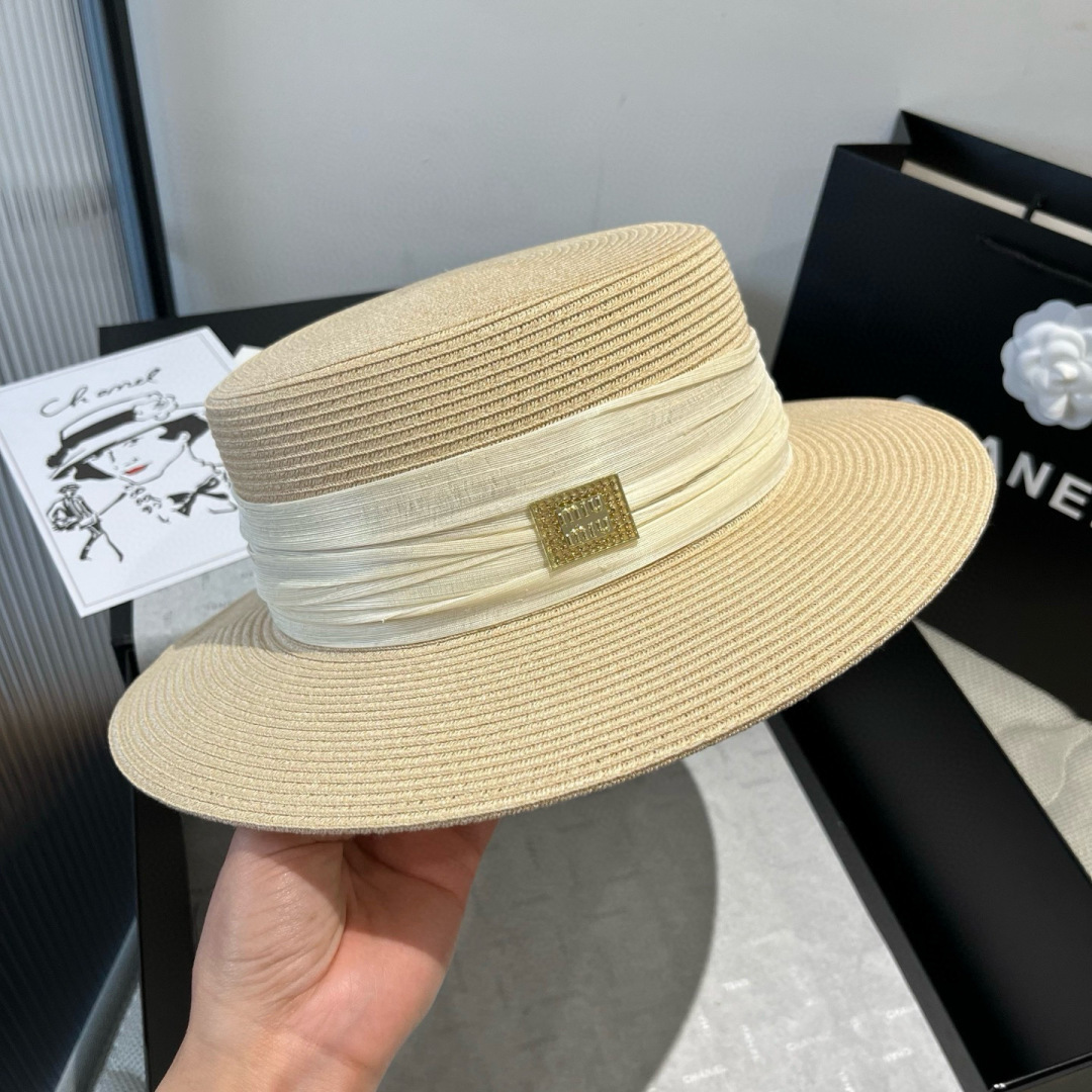 NO:229176,Miumiu Miu flat top hat, Organza accessories, head circumference cm hat, straw hat, fisherman hat, baseball hat, hat, miumiu, espadrilles, hats19860909miumiu缪缪平顶礼帽,欧根纱配饰,头围cm帽子草帽渔夫帽棒球帽,帽子,miumiu,espadrilles,hats,hat