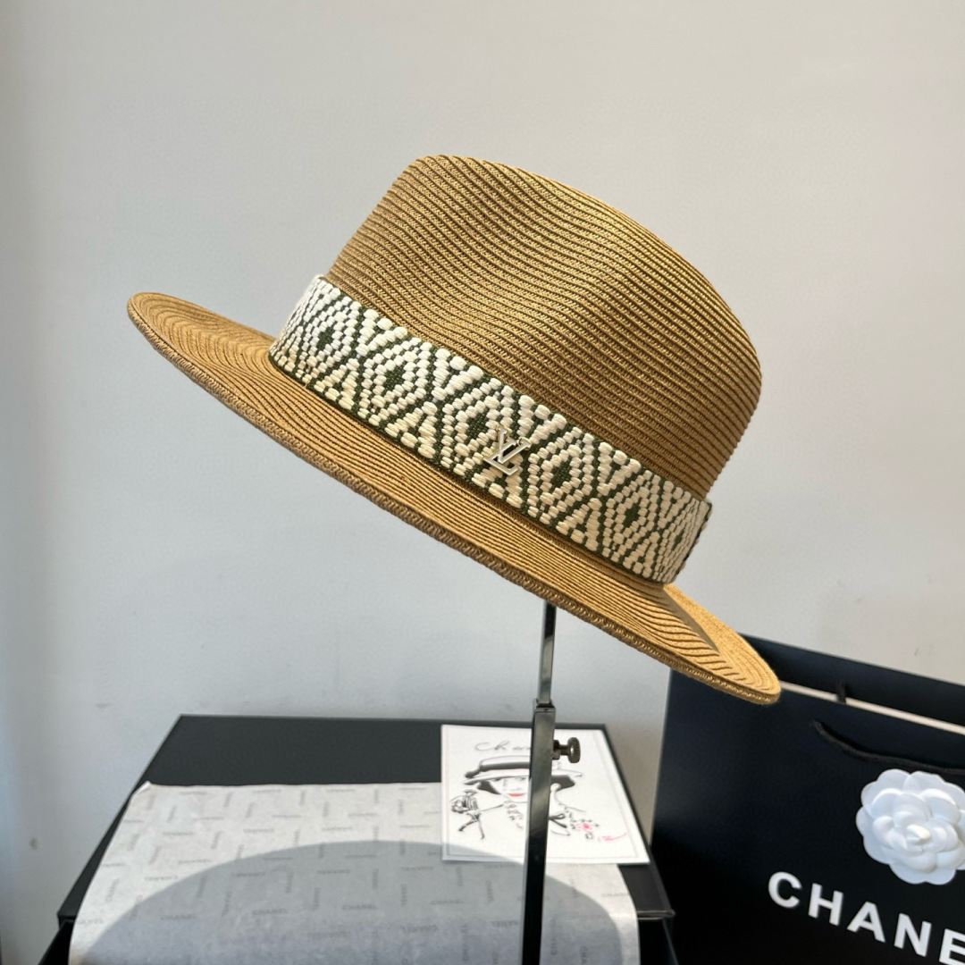 P

Lv路易威登新款礼帽，凹凸设计，头围57cm
