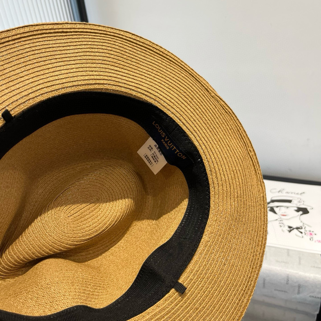 P

Lv路易威登新款礼帽，凹凸设计，头围57cm