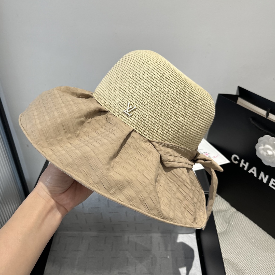 P

LV路易威登新款草帽，灯笼帽，头围57cm