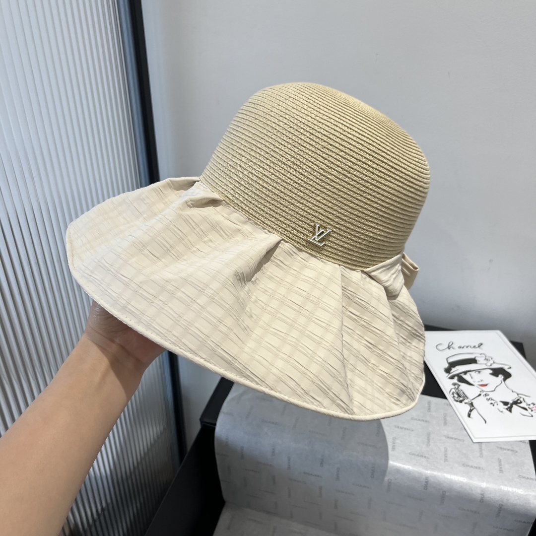P

LV路易威登新款草帽，灯笼帽，头围57cm