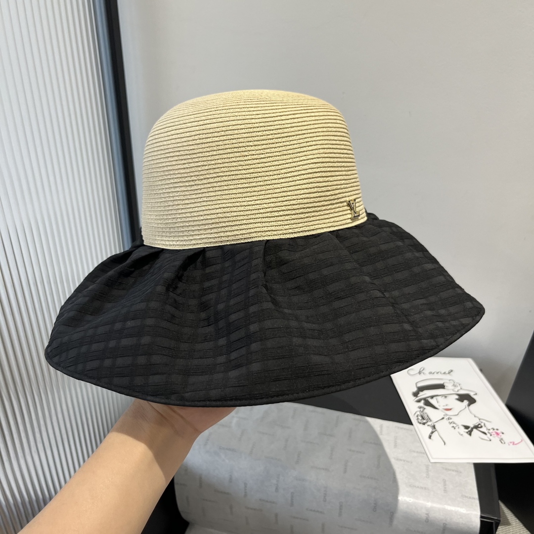 P

LV路易威登新款草帽，灯笼帽，头围57cm
