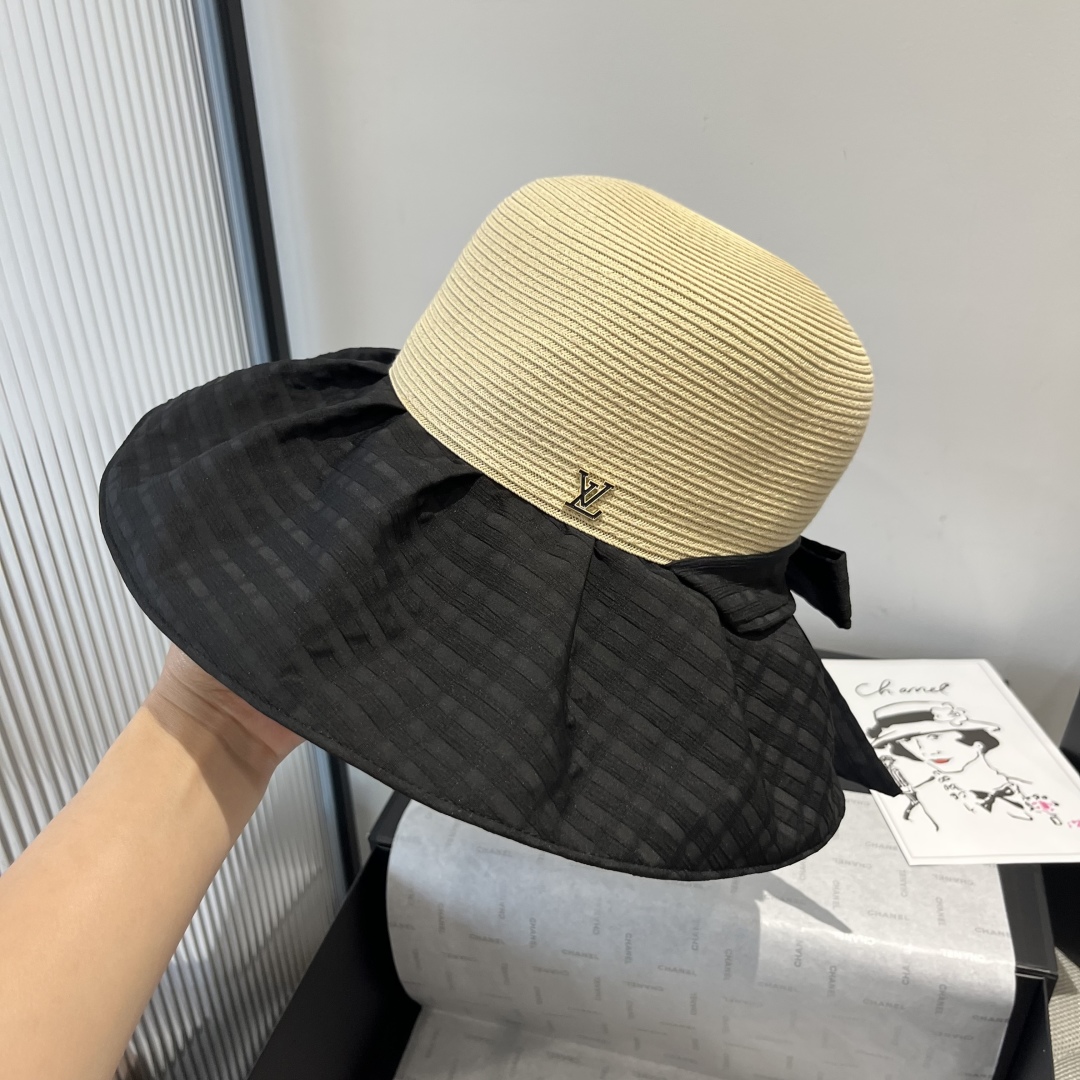 P

LV路易威登新款草帽，灯笼帽，头围57cm