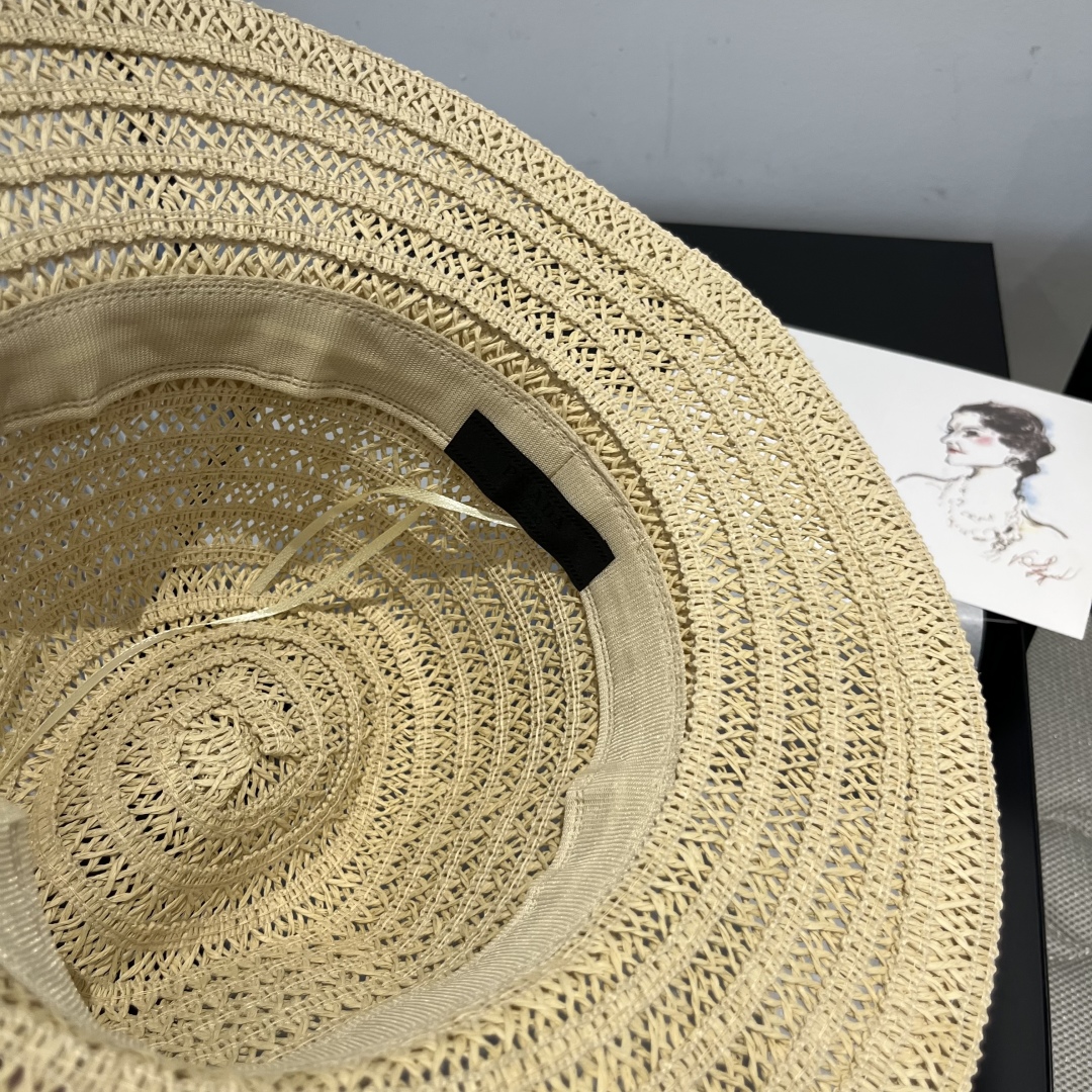 P

普拉达Prada新款礼帽，遮阳草帽，头围57cm