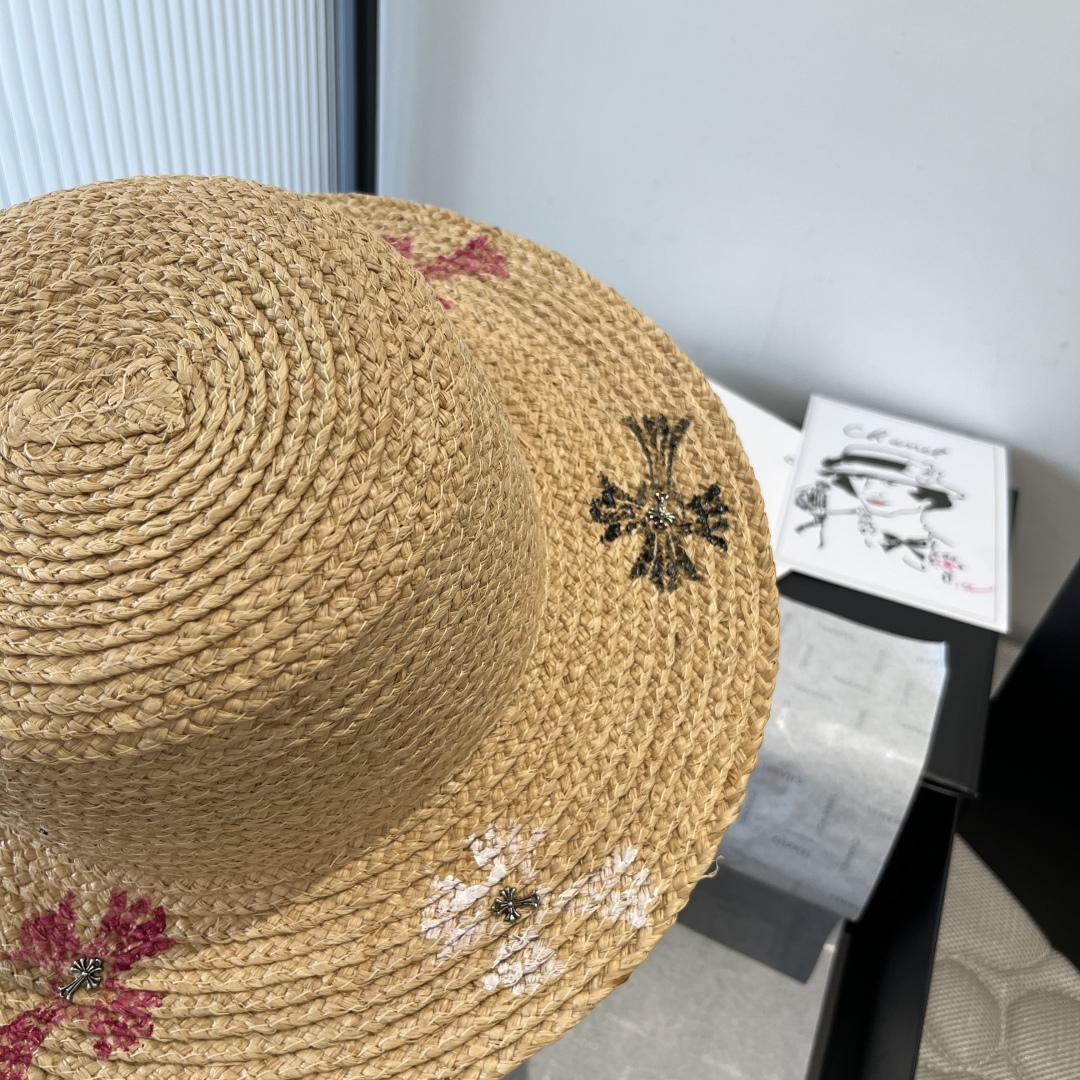 P

克罗心拉菲草遮阳帽、夏日出游搭衣必备，头围57cm