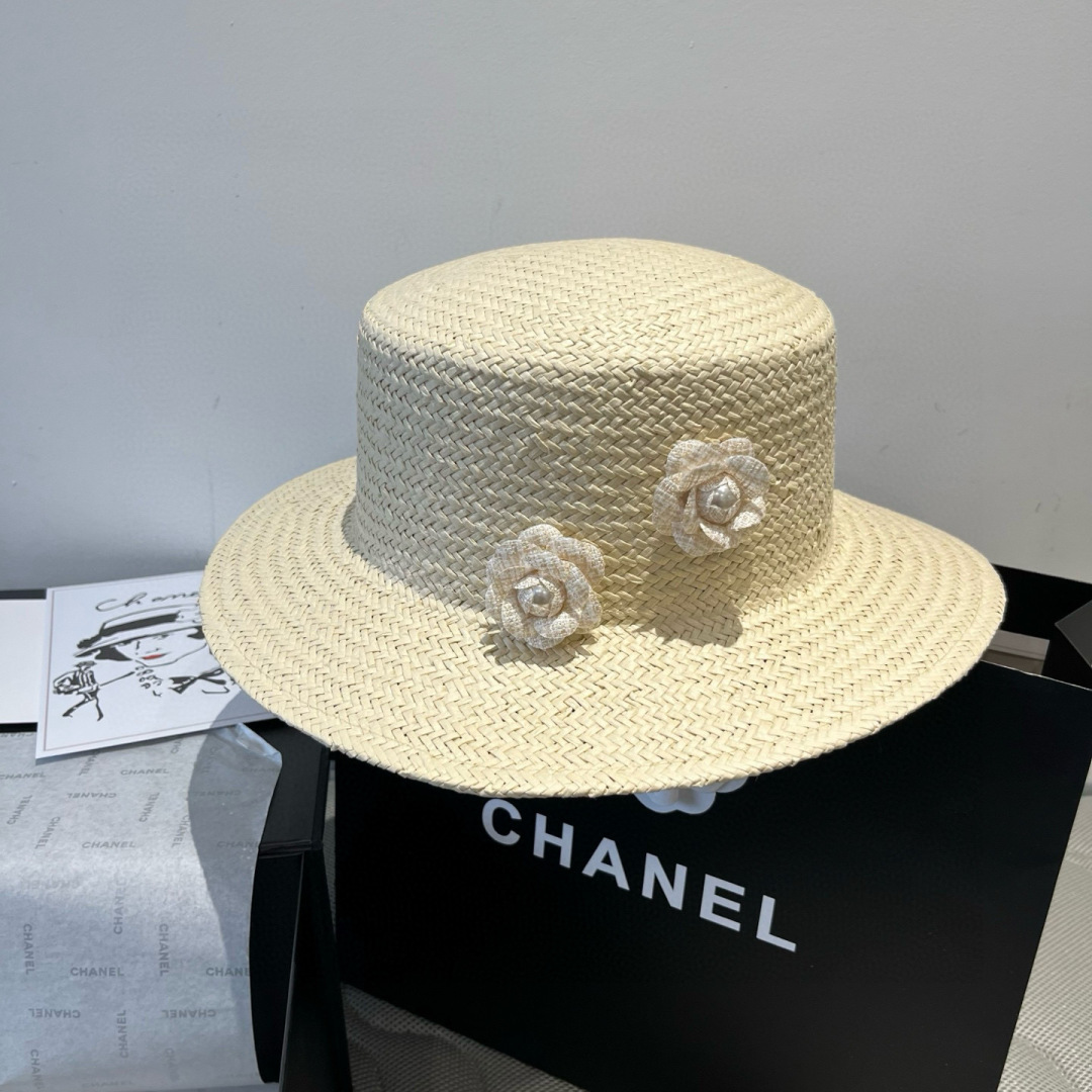 NO:230567,Chanel Chanel top hat, sunshade hat, head circumference 57cm hat, straw hat, fisherman hat, baseball hat, hat, chanel, chanel, espadrilles, hats19860909Chanel香奈儿平顶礼帽,遮阳草帽,头围57cm帽子草帽渔夫帽棒球帽,帽子,chanel,chanel,espadrilles,hats,hat