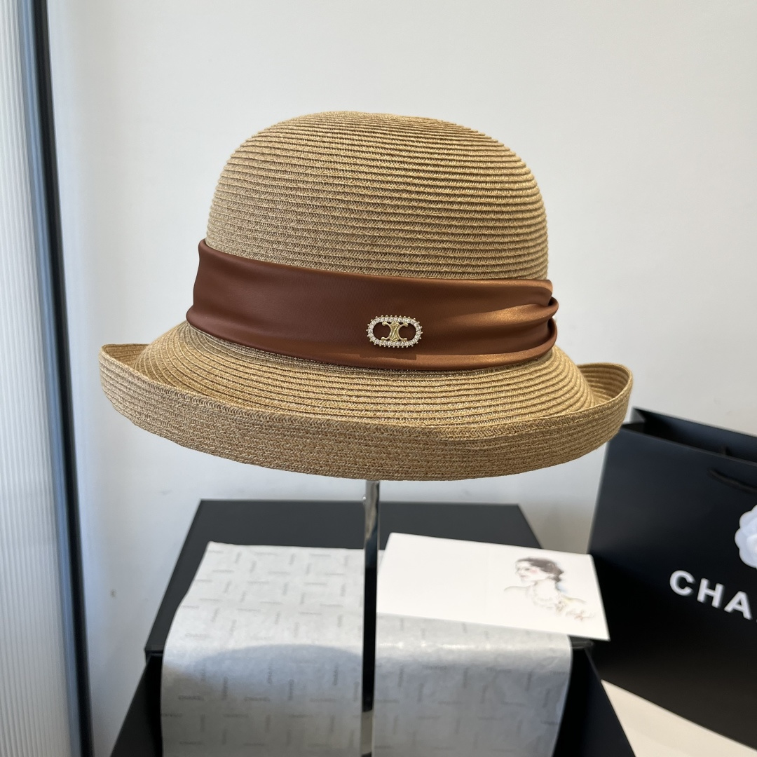 NO:230385,Celine new curly top hat, Taiwan PP straw hat, head circumference 57cm, celebrity love, hat, straw hat, fisherman hat, baseball hat, hat, celine, espadrilles, hats19860909Celine新款卷边礼帽,台湾PP草帽,头围57cm 名媛挚爱,帽子草帽渔夫帽棒球帽,帽子,celine,espadrilles,hats,hat