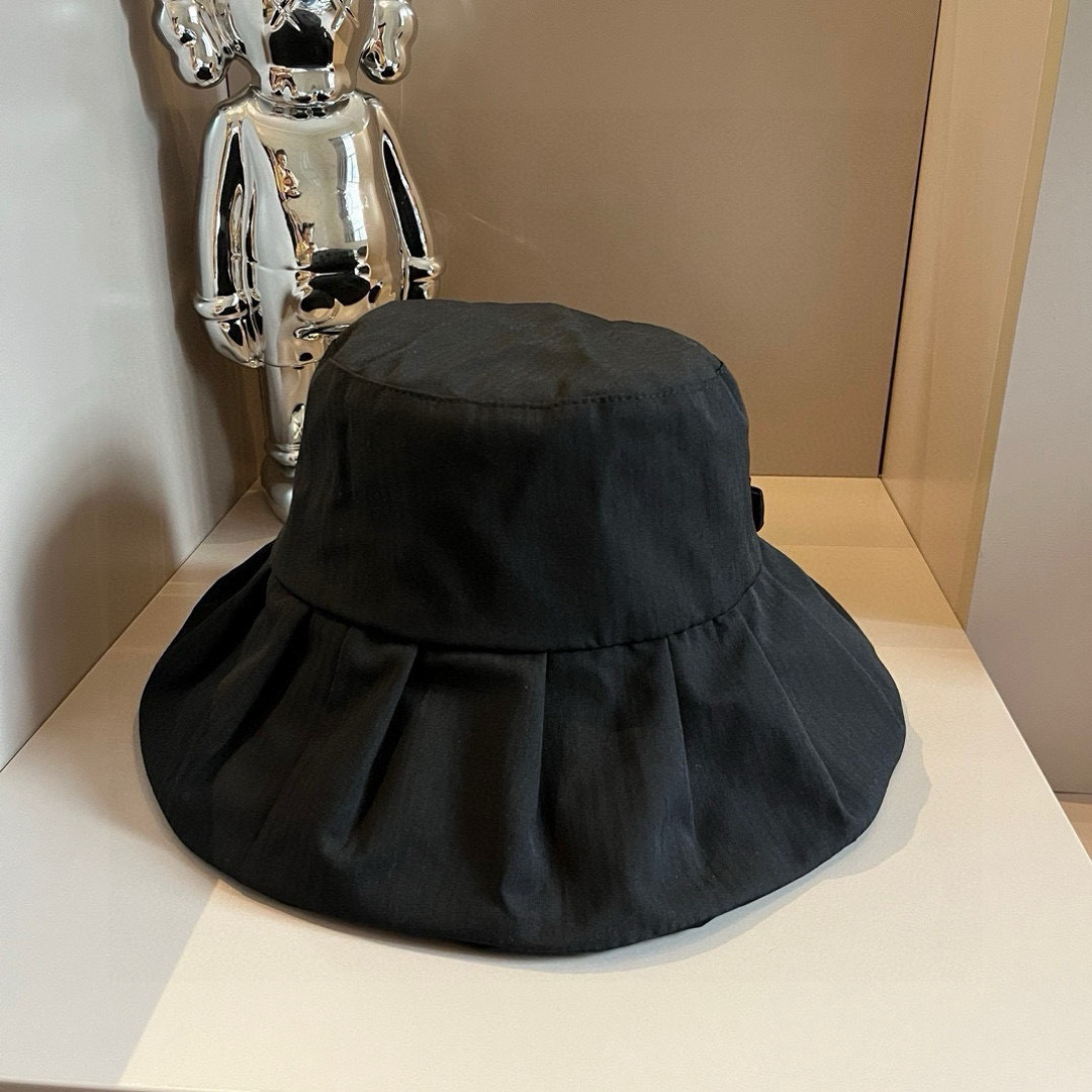 P

缪缪miumiu2024春夏新款布帽，百褶款渔夫帽，头围57cm